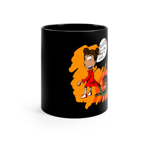 Separation Anxiety Black Mug 11oz