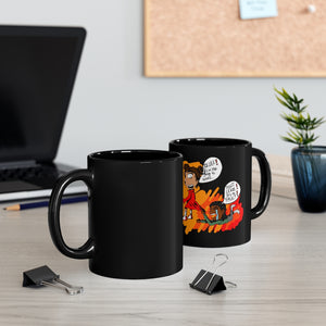 Separation Anxiety Black Mug 11oz